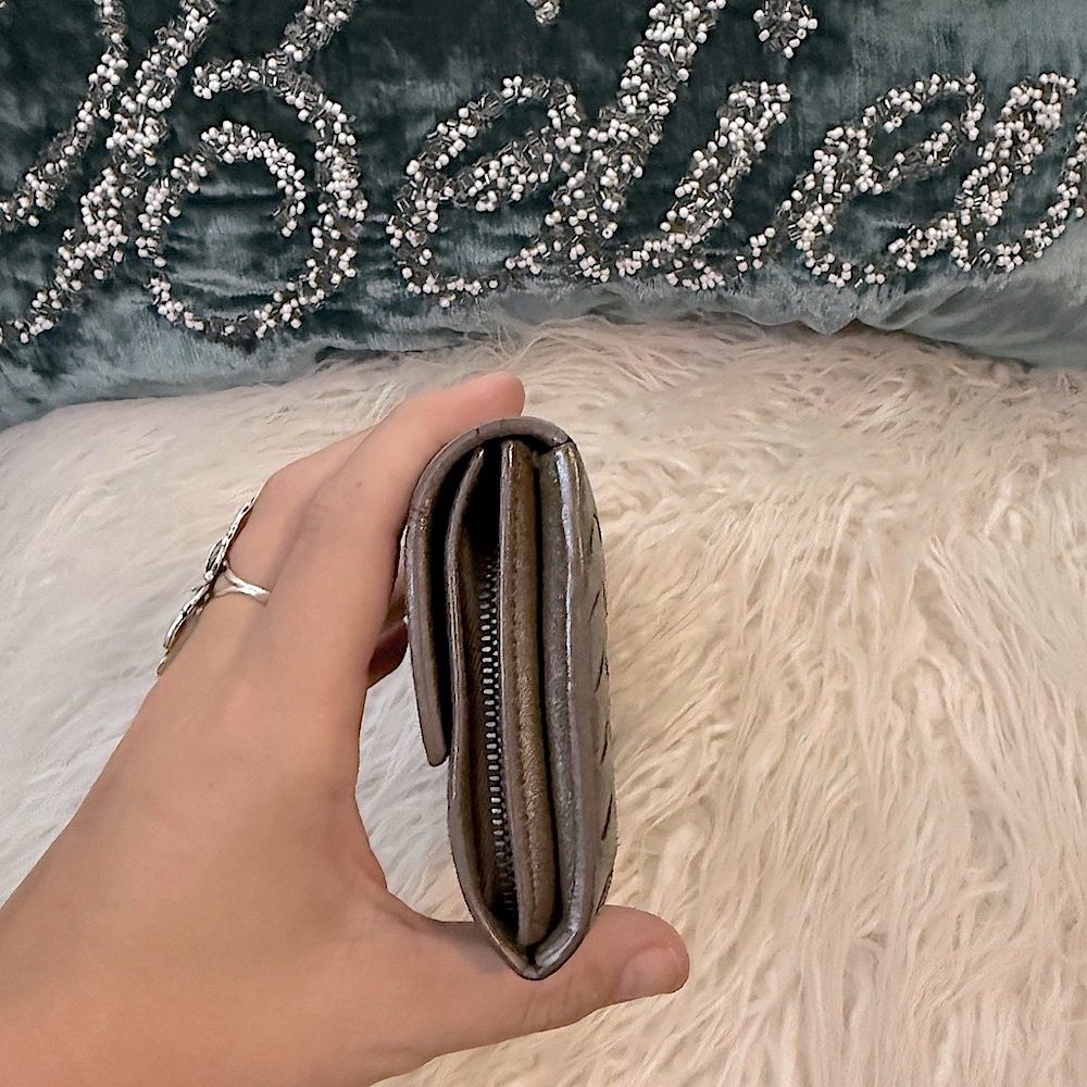 ⭐️💲SOLD💲⭐️ Bottega Veneta intrecciato Leather vintage weave wallet - Picture 11 of 14